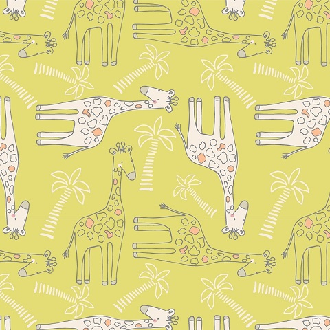 Safari Sunrise-Giraffes